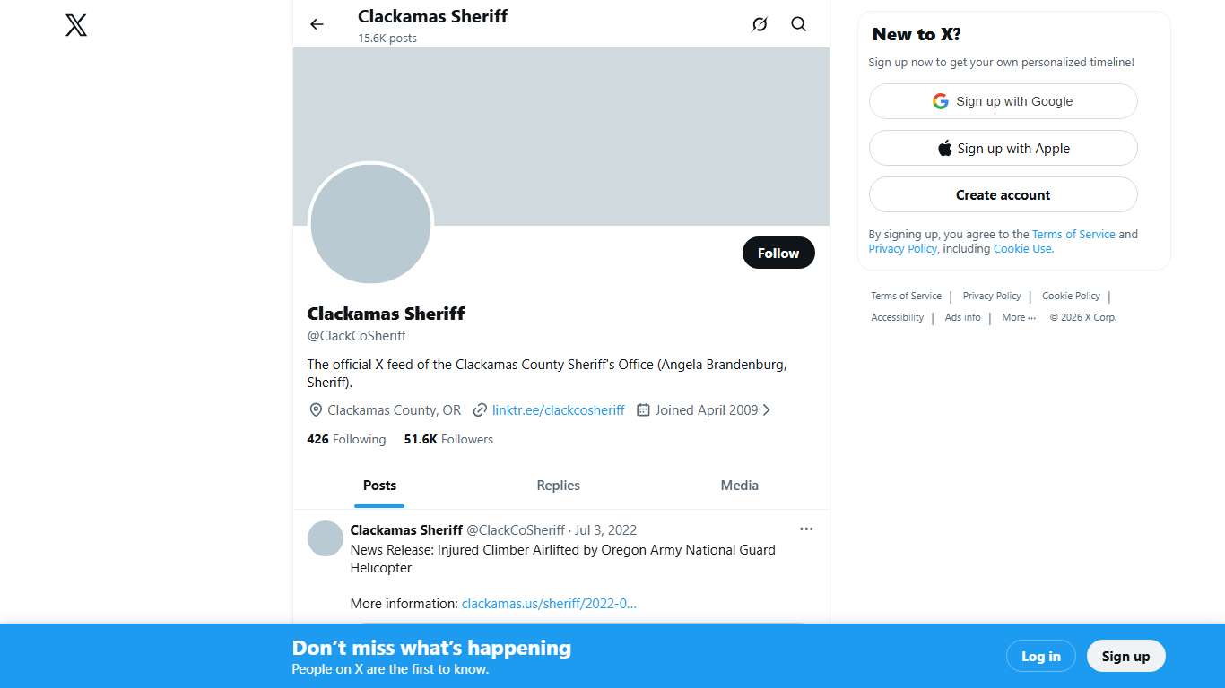 Clackamas Sheriff (@ClackCoSheriff) / X